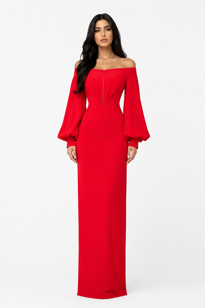 Scarlet Grace Maxi Dress – Radiance