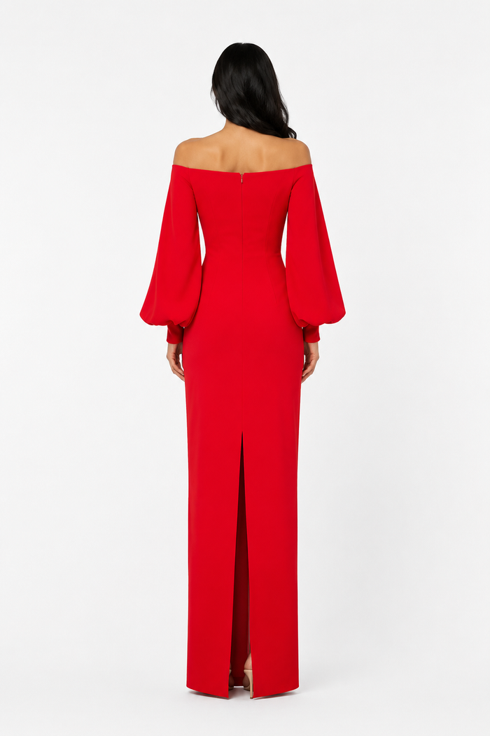 Scarlet Grace Maxi Dress – Radiance