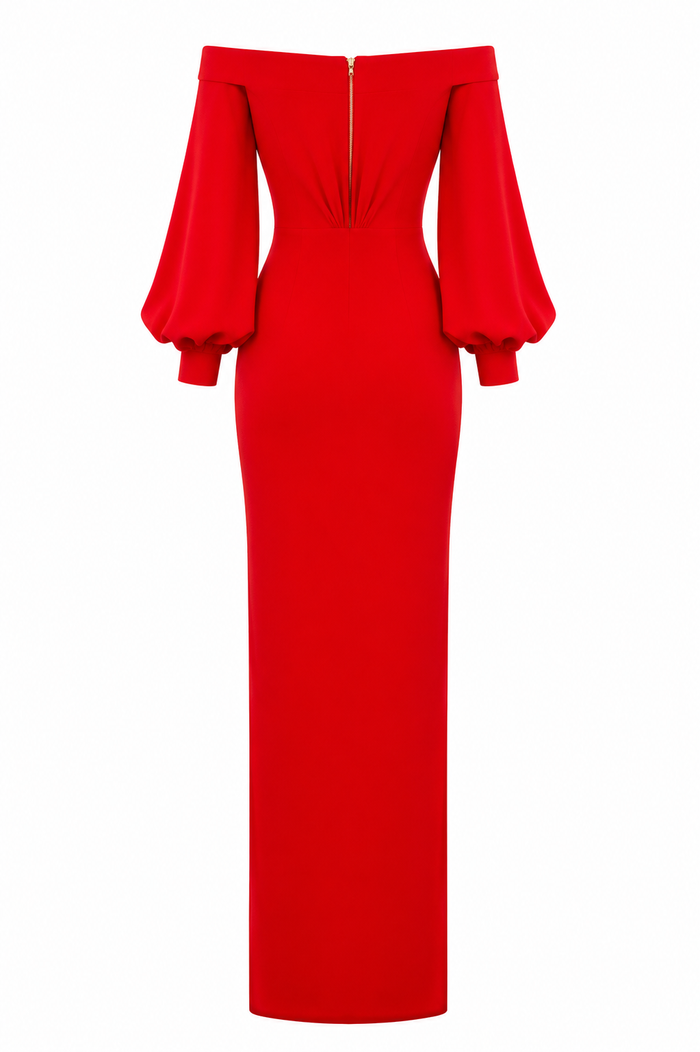 Scarlet Grace Maxi Dress – Radiance