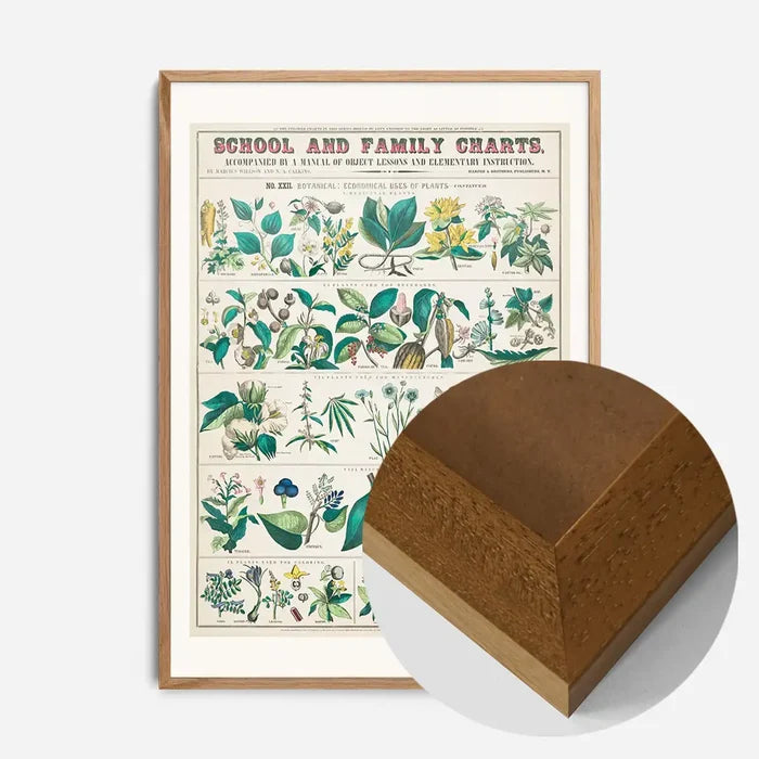 21x30cm | 8¼ x 11¾in / Oak Wood Frame