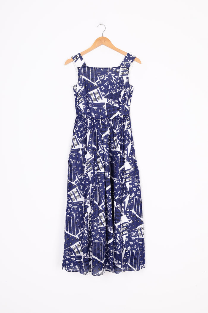 Seven Ten by Miho Kawahito Womens Blue Dress Size S