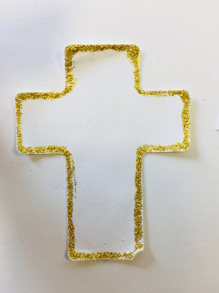 Pre-cut cross shapes, vibrant and fade-resistant for decorations
