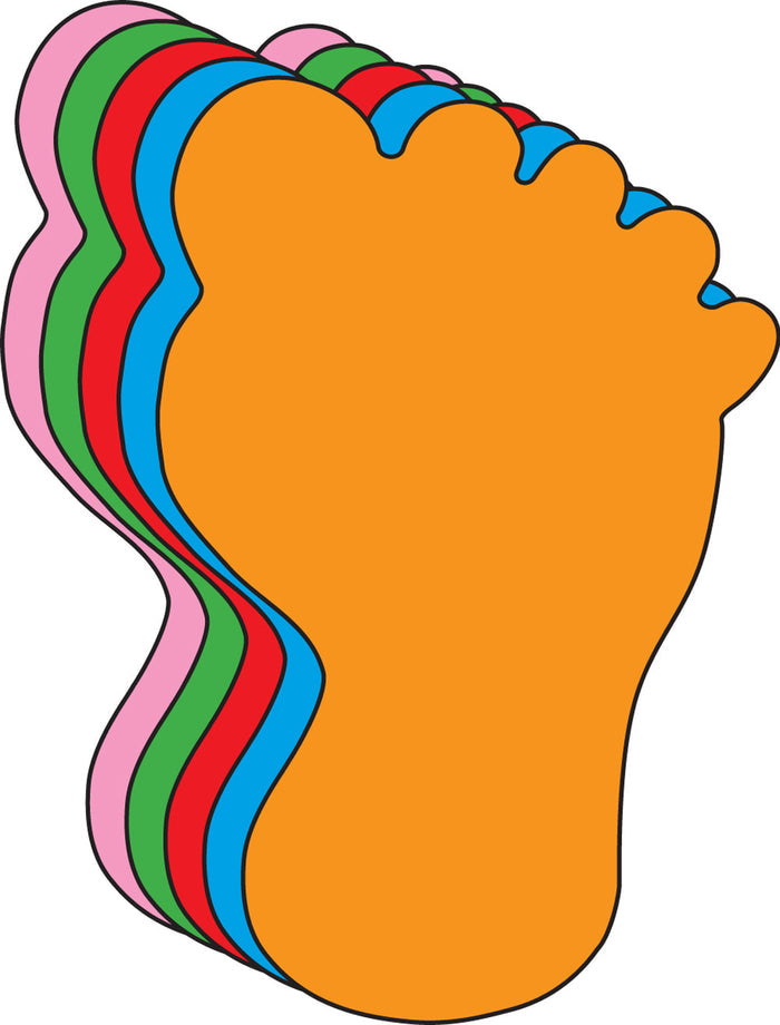 Large Assorted Cut-Out - Foot - Creative Shapes Etc.