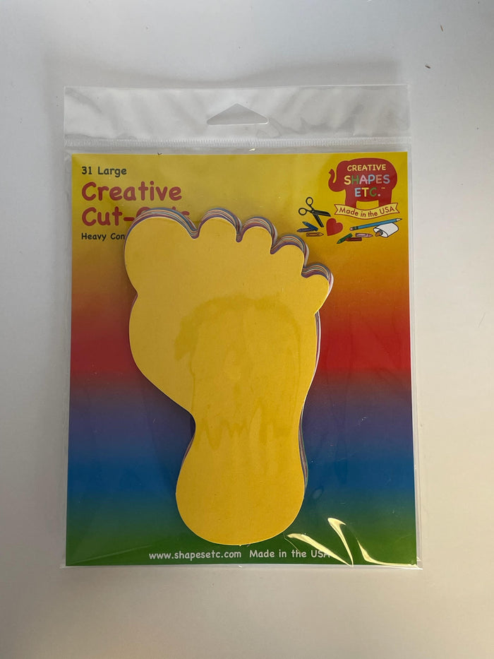 Large Assorted Cut-Out - Foot - Creative Shapes Etc.