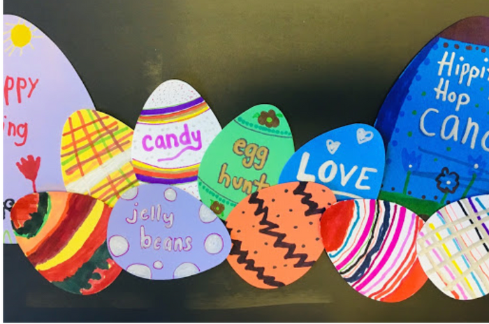 Large Single Color Cut-Out - Egg - Creative Shapes Etc.