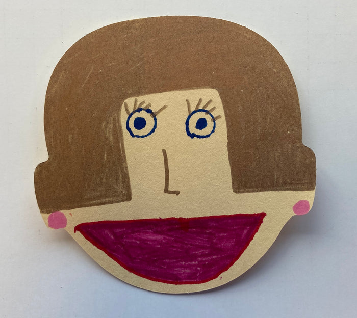 Large Single Color Cut-Out - Face - Creative Shapes Etc.