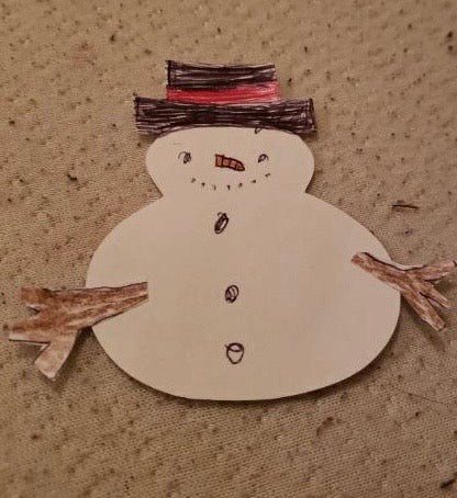 Large Single Color Cut-Out - Snowman - Creative Shapes Etc.