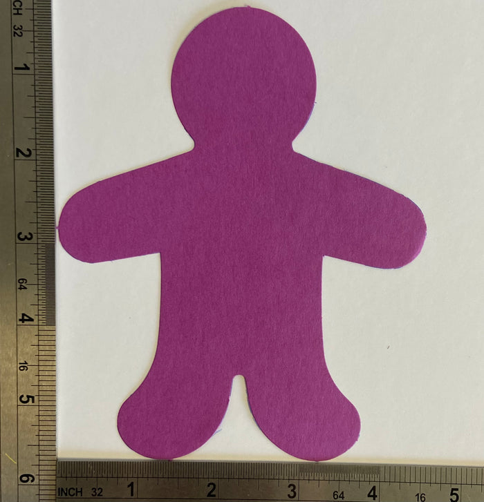 Person Large Assorted Color Creative Cut-Outs- 5.5" - Creative Shapes Etc.