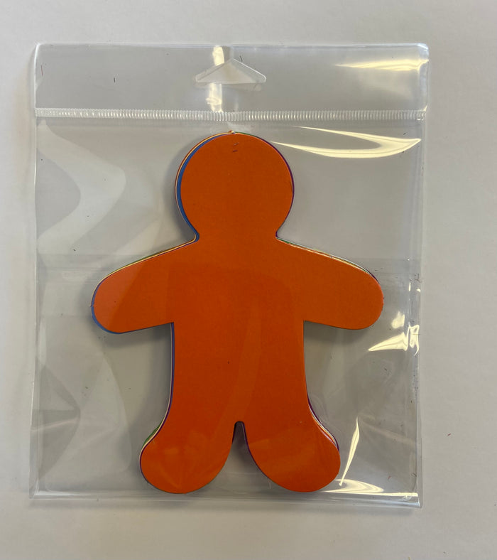 Person Large Assorted Color Creative Cut-Outs- 5.5" - Creative Shapes Etc.