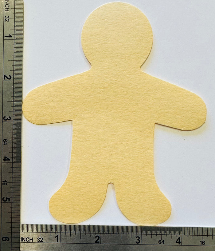 SHAPES ETC. Person Large Single Color Creative Cut-Outs- 5.5"