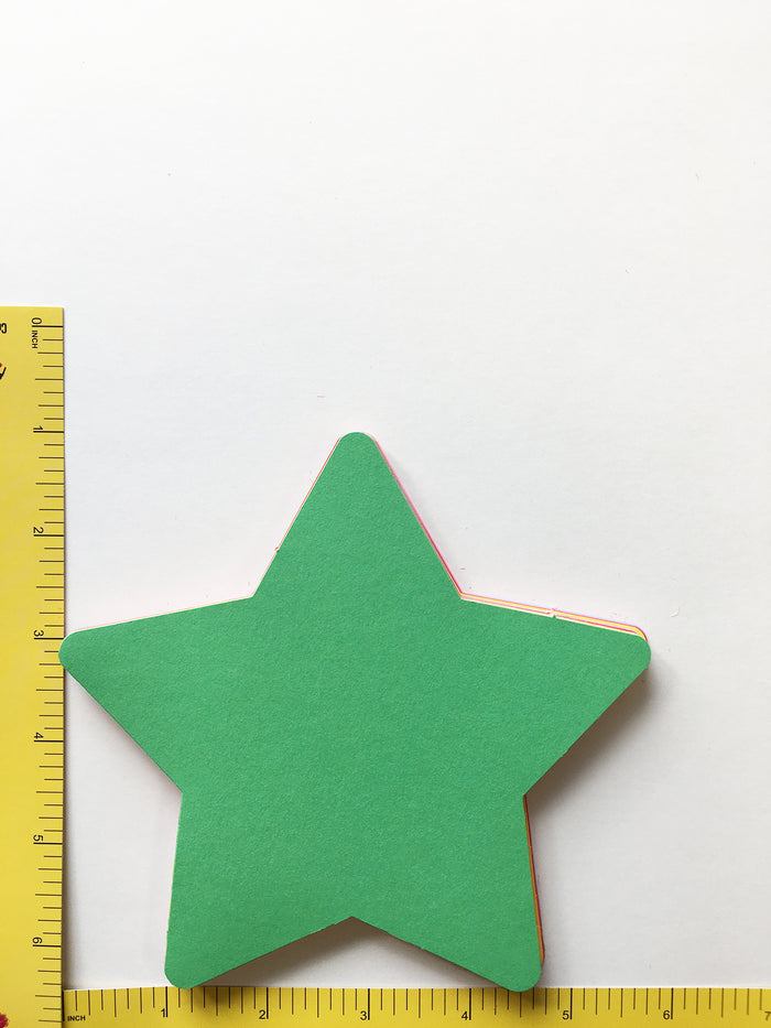 5.5 inch star shapes for creative classroom or home use