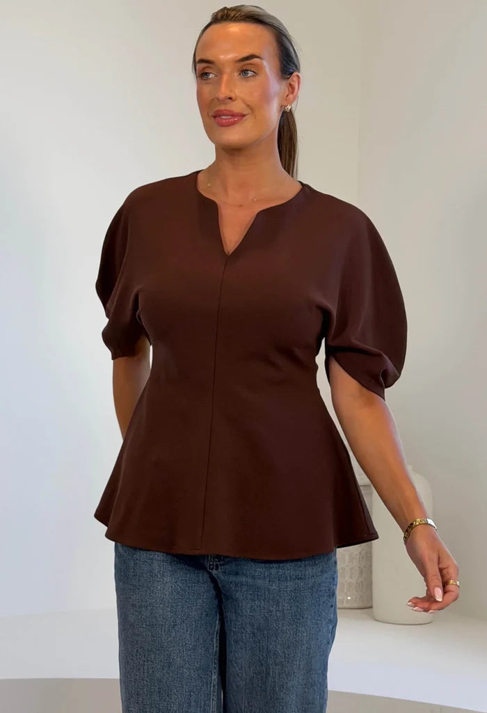 Sheila Peplum Top