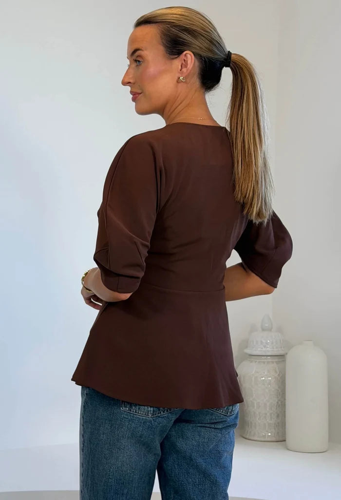 Sheila Peplum Top