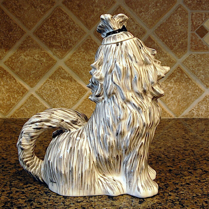 Shih Tzu Dog Teapot Collectible Animal Ceramics Tea Pot by Blue Sky Clayworks