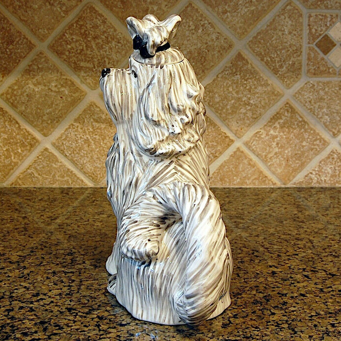 Shih Tzu Dog Teapot Collectible Animal Ceramics Tea Pot by Blue Sky Clayworks