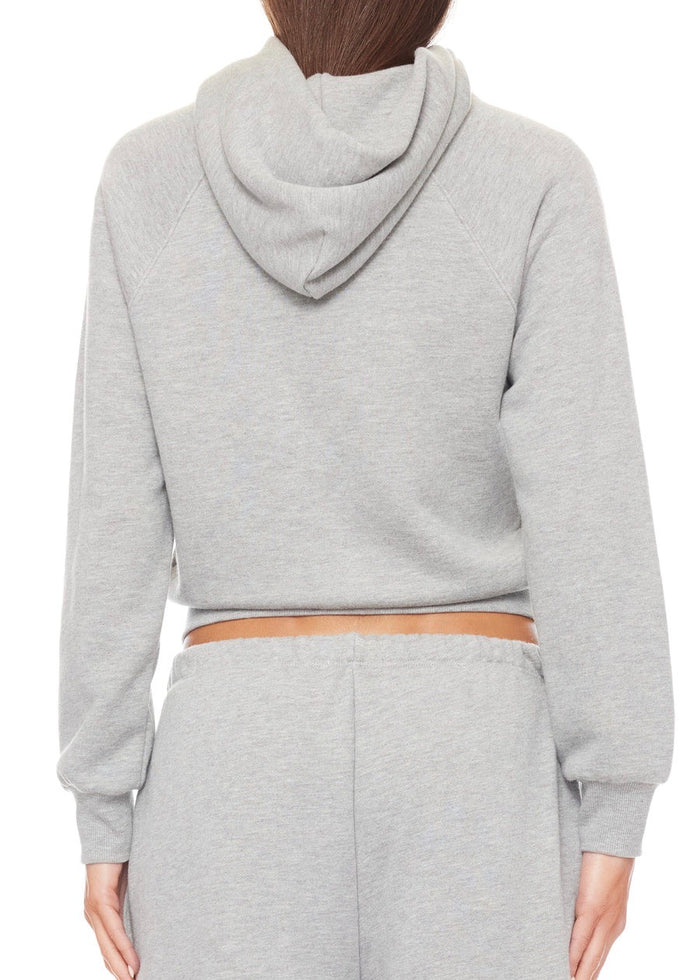 Shrunken Hoodie Sweatshirt (Heather Grey)