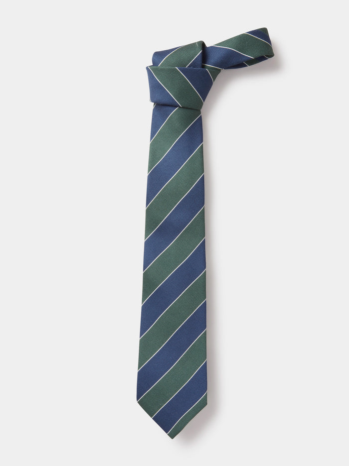 Aubin Stripe Silk Tie | Ties