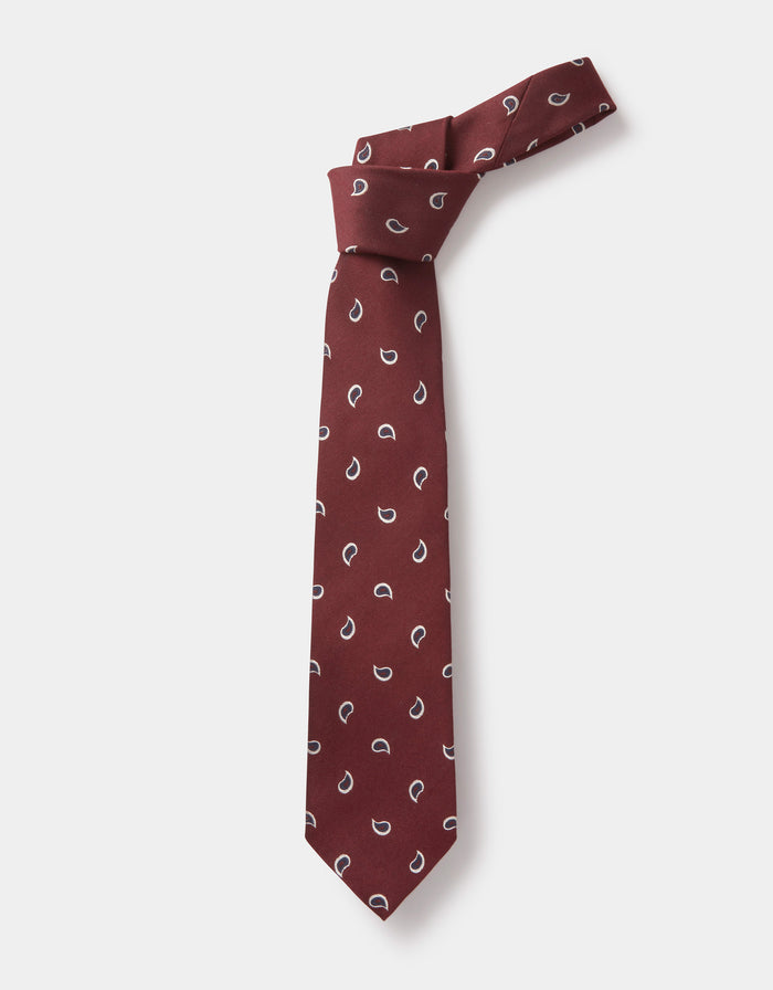 Aubin Foulard Silk Tie | Ties