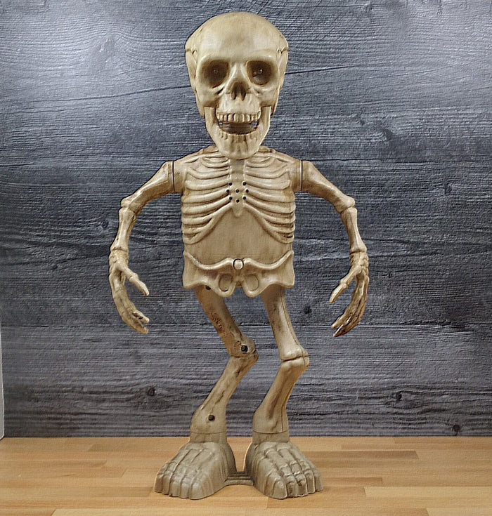 Singing Dancing Animated Halloween Skeleton 16" Led Eyes Sings Twist And Shout
