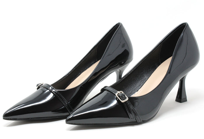 Single Strap Court Heel