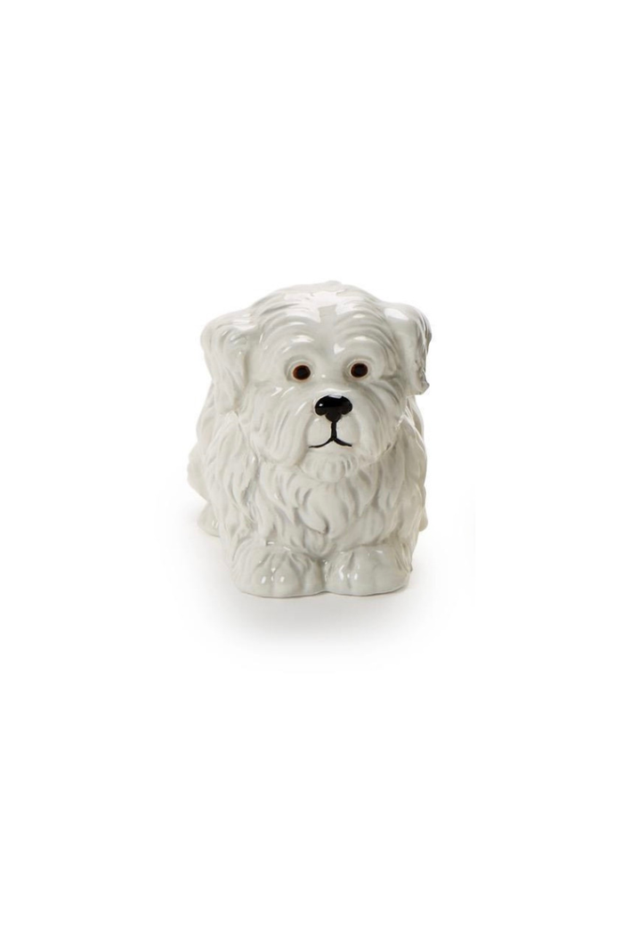 Sitting Dog Mini Cachepot