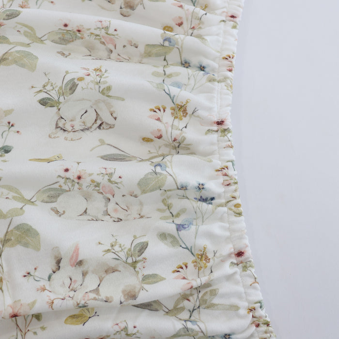 Sleeping Bunny Jersey Co Sleeper/Bedside Sleeper Fitted Sheet - Bubba Blue Australia
