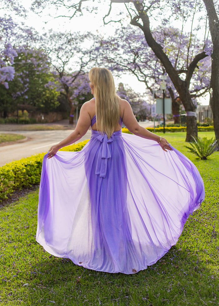 Sleeveless Elegant Maxi Tulle Dress