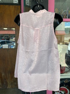 Sleeveless V-neck Top