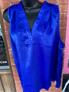 Sleeveless V-neck Top