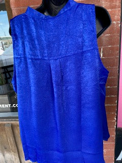 Sleeveless V-neck Top