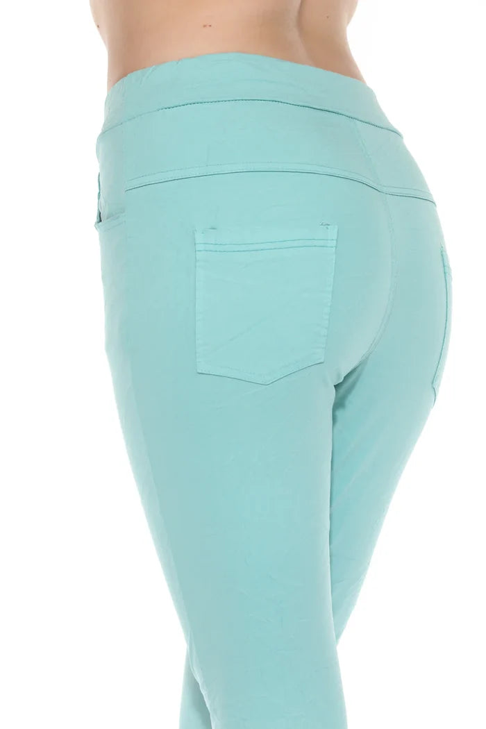 Smeraldo Solid Stretch Pants