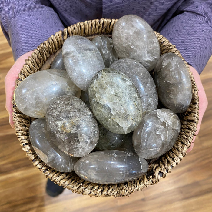 Smokey Quartz Palm Stone