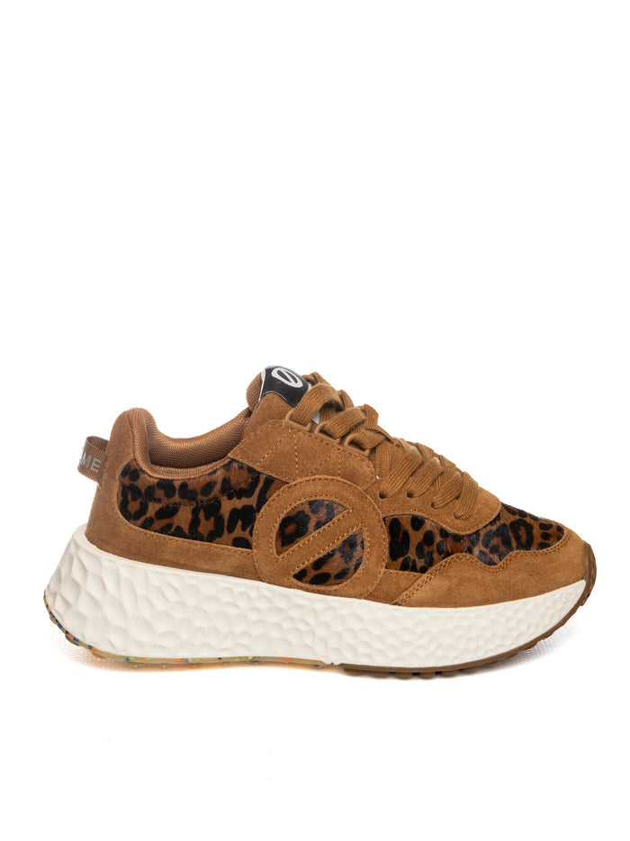 NO NAME  CARTER JOGGER LEOP/SUE-CAMEL