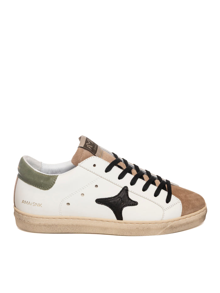 AMA BRAND DELUXE  SNK U 4713-BIA/BEIGE/VERDE