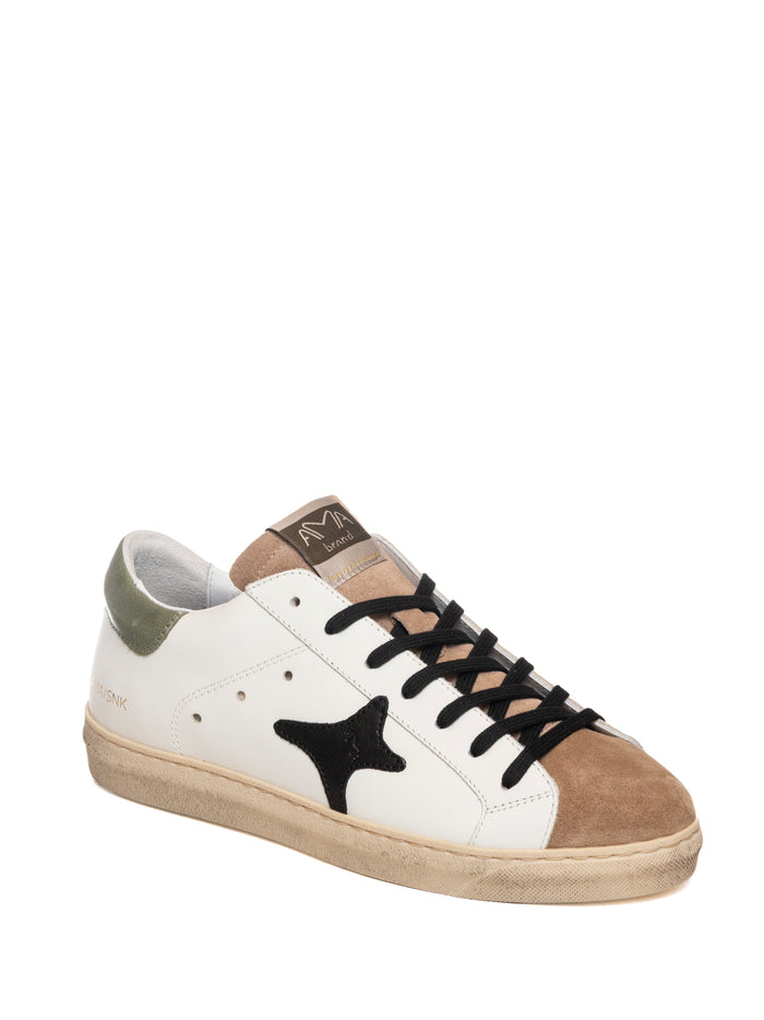 AMA BRAND DELUXE  SNK U 4713-BIA/BEIGE/VERDE