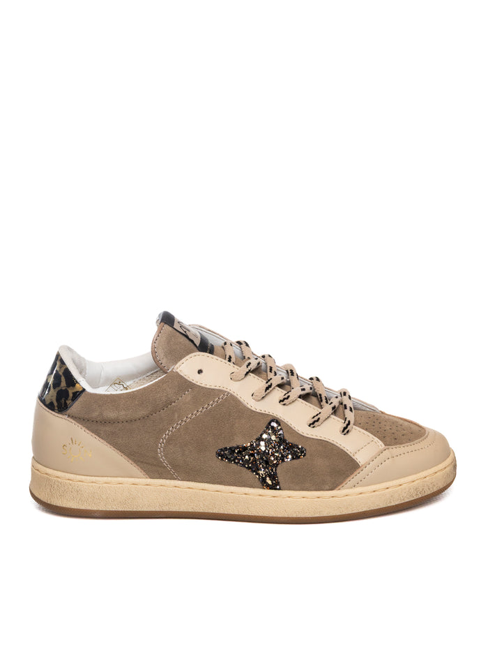 AMA BRAND DELUXE  SUN D 4763-BEIGE/LEOPARD