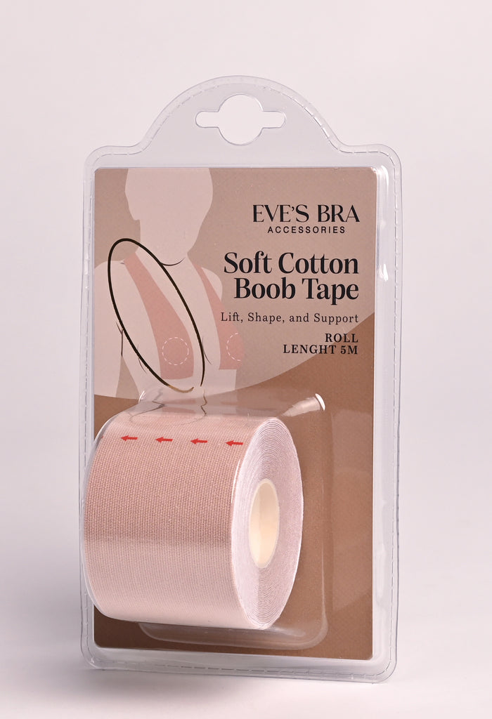 Soft cotton boob tape