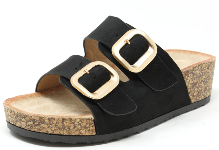 Soft Gold Buckle Sandal