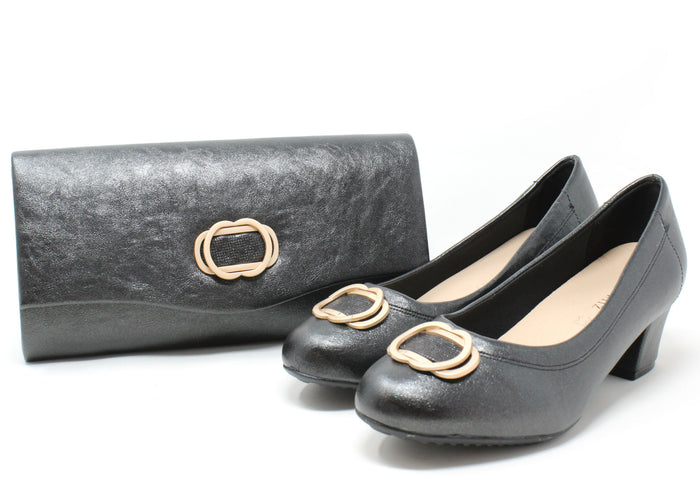 Soft Metallic Clutch Bag