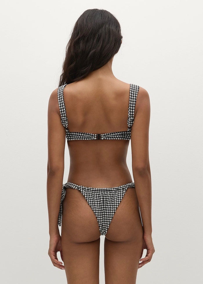 Sol Bikini Top (Seersucker Gingham)