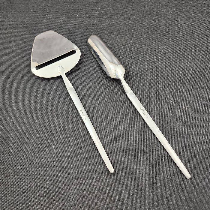 Solid Cheese Scoop and Plane MCM Stainless Steel Flatware Arthur Salm ASF1