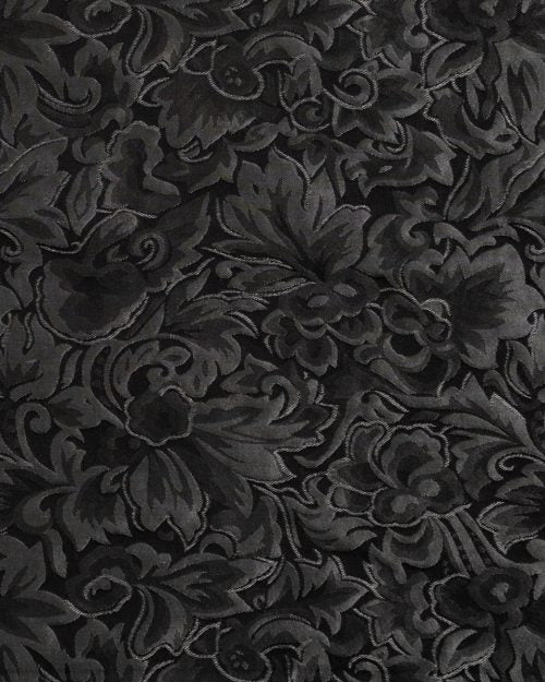 Solid Color Baroque Jacquard Silk Scarf 20"