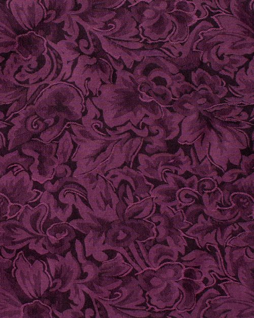 Solid Color Baroque Jacquard Silk Scarf 20"
