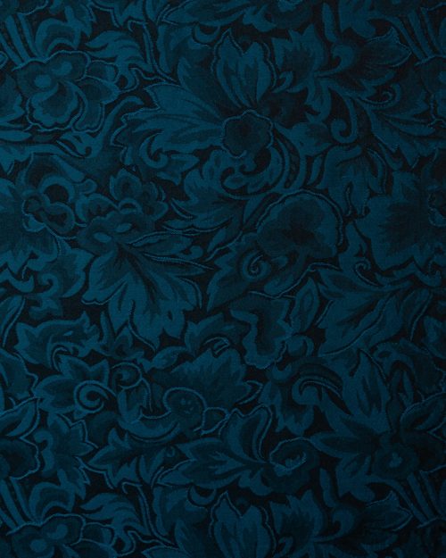Solid Color Baroque Jacquard Silk Scarf 20"