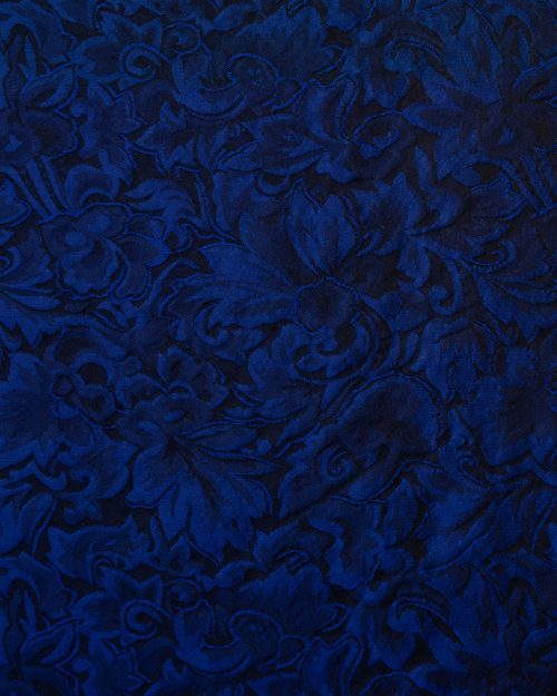 Solid Color Baroque Jacquard Silk Scarf 20"