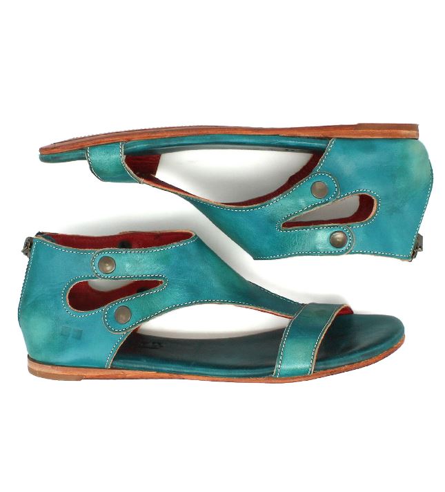 SOTO ARCTIC TEAL DRIFTWOOD SANDAL