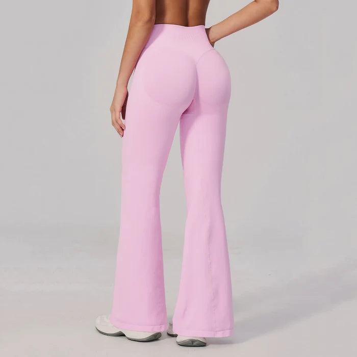 SPARK Seamless High Waist Tummy Control Hip Lifting Yoga Flared Pants ZC2557
