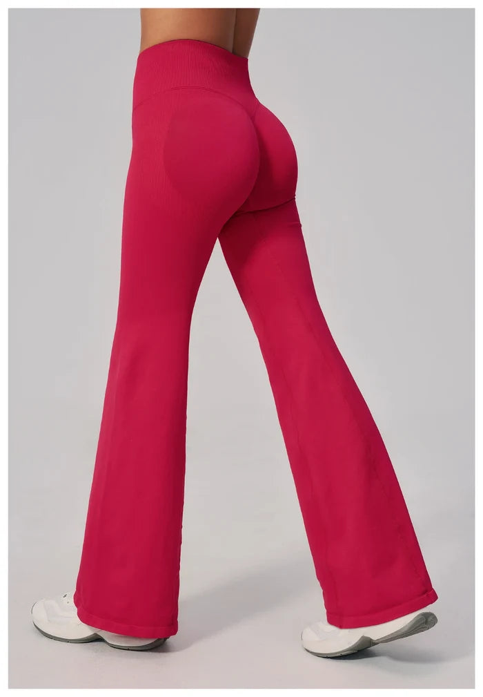 SPARK Seamless High Waist Tummy Control Hip Lifting Yoga Flared Pants ZC2557
