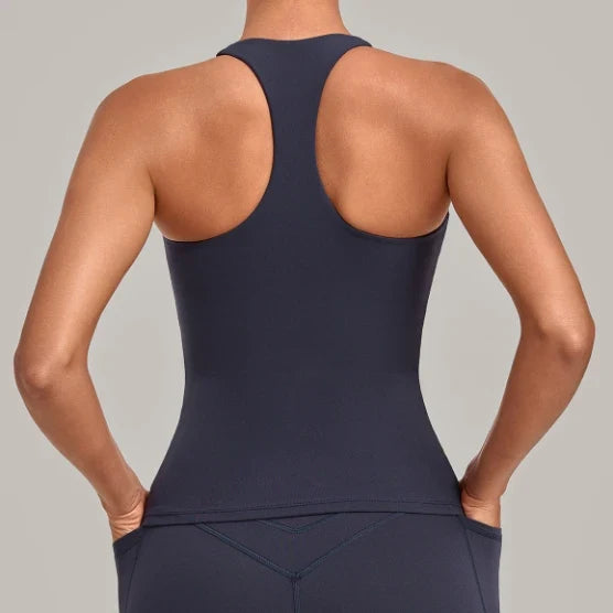 SPARK Women's Bare-feel Racerback Yoga Tank Top QS6751