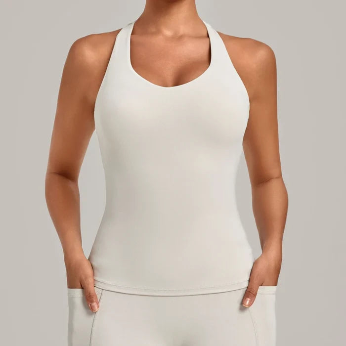 SPARK Women's Bare-feel Racerback Yoga Tank Top QS6751